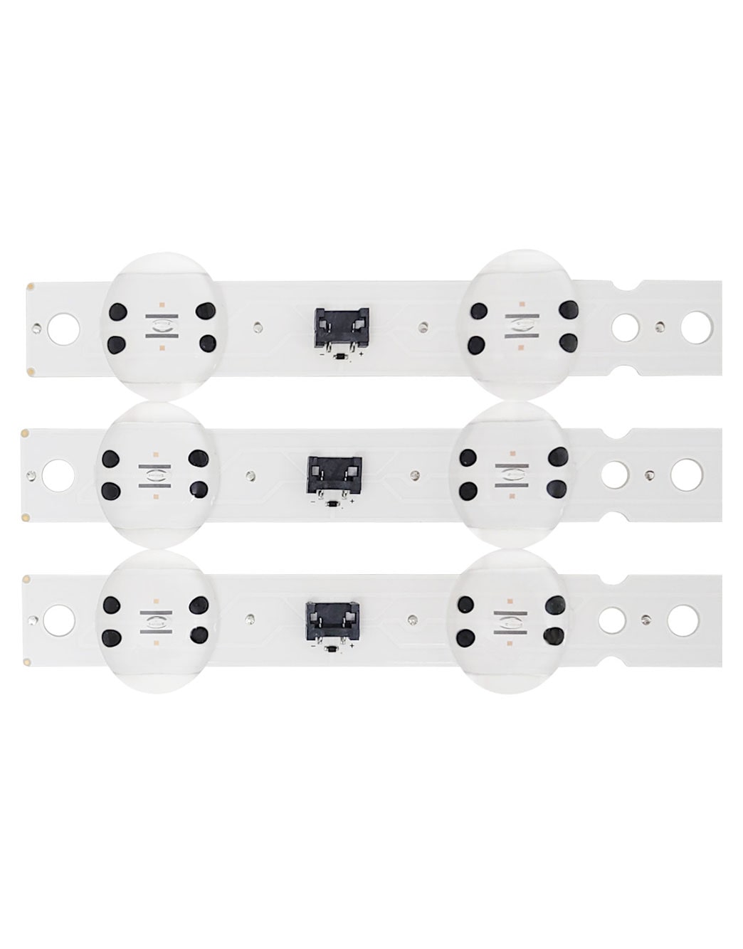 HASGTFM 3 Pezzi Barra LED Retroilluminazione Per LG 55UK6450/55UK6360 – Originale 8LED 6V Per Modelli Trident, Lunghezza 55 Pollici - 3