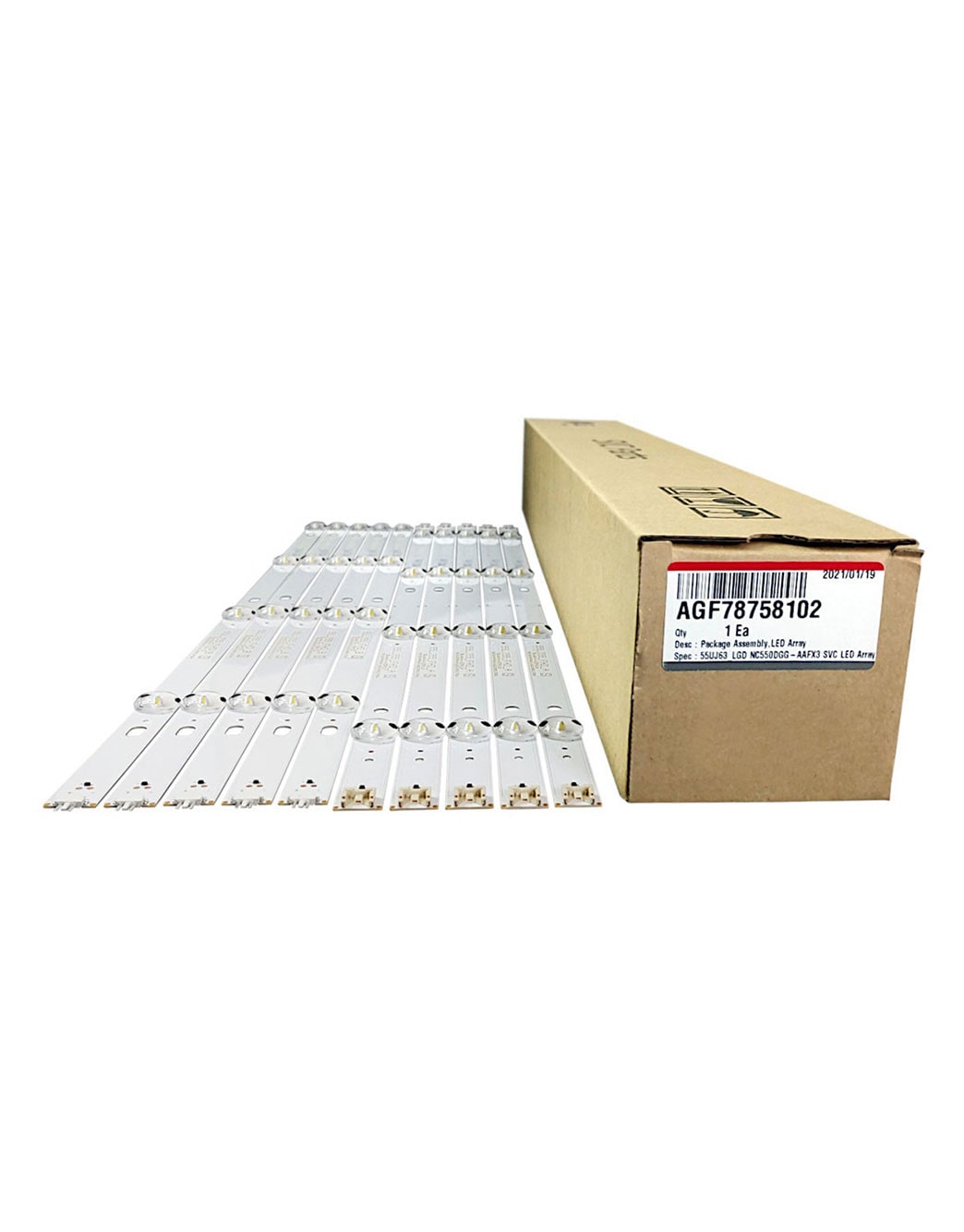 Kit régua de LED TV LG 55UJ6300 - AGF78758102 - AGF78758102 | LG