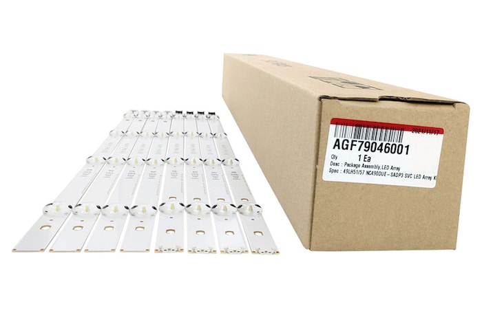 LG Kit régua de LED TV LG 49LH5100, 49LH5600, 49LH5700 - AGF79040501, AGF79046001