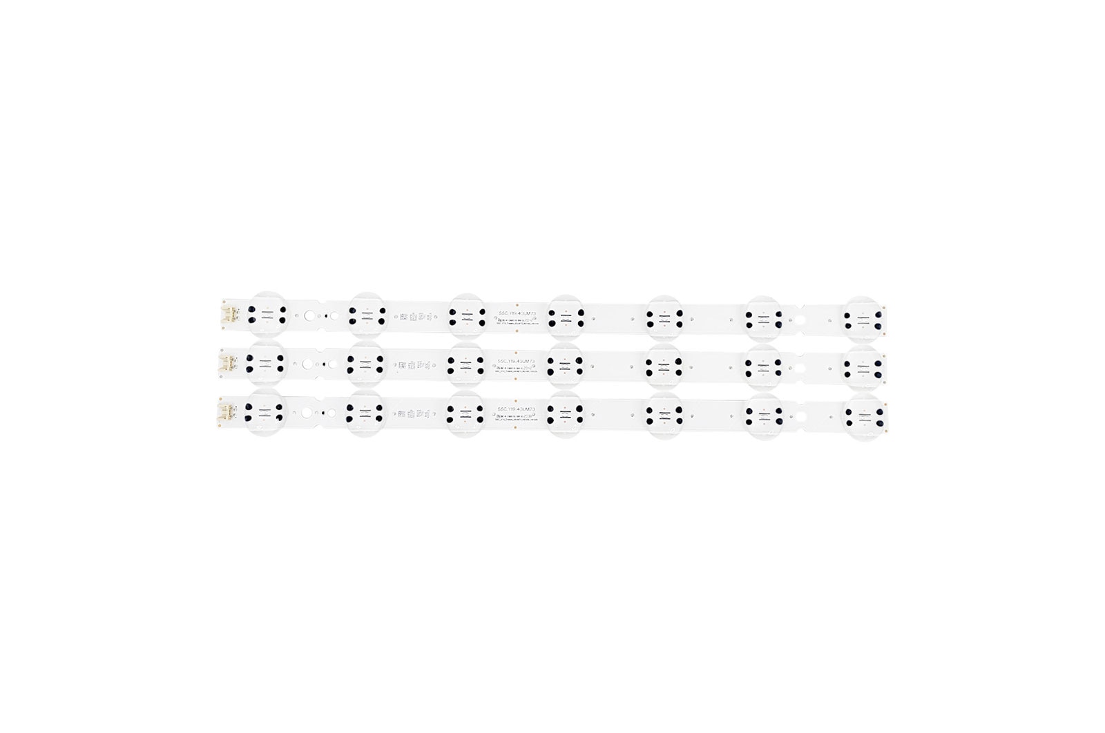 Vista frontal de Kit régua de LED TV LG 43UN7300PSC, 43UN731C0SC, 43US660H0SD - AGM76872401 AGM76872401