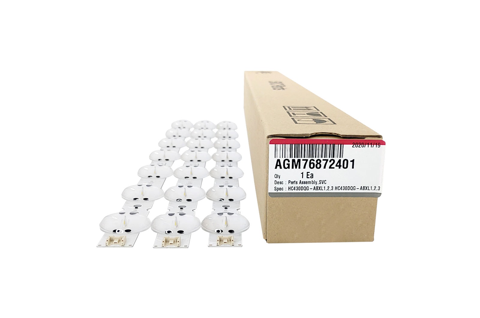 LG Kit régua de LED TV LG 43UN7300PSC, 43UN731C0SC, 43US660H0SD - AGM76872401, AGM76872401