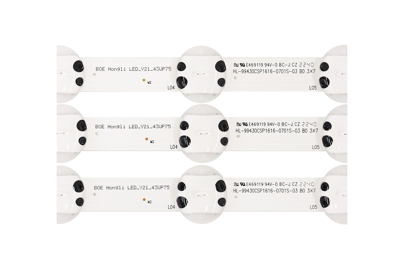 LG Kit régua de LED TV LG 43UP7500PSF, 43UQ7500PSF, 43US660H0SD - AGM76931305, AGM76931305