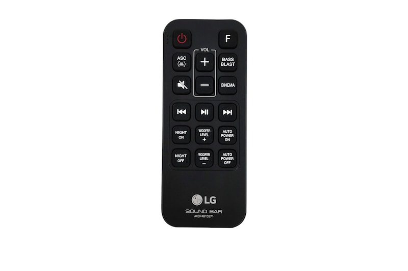 LG Controle remoto da Soundbar, AKB74815371