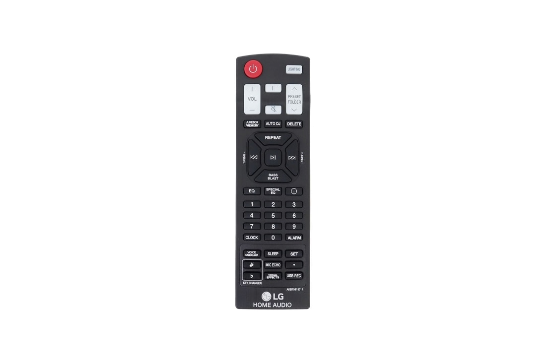 LG Controle Remoto Loud Speaker LG RN7, RNC9 - AKB75815311, AKB75815311
