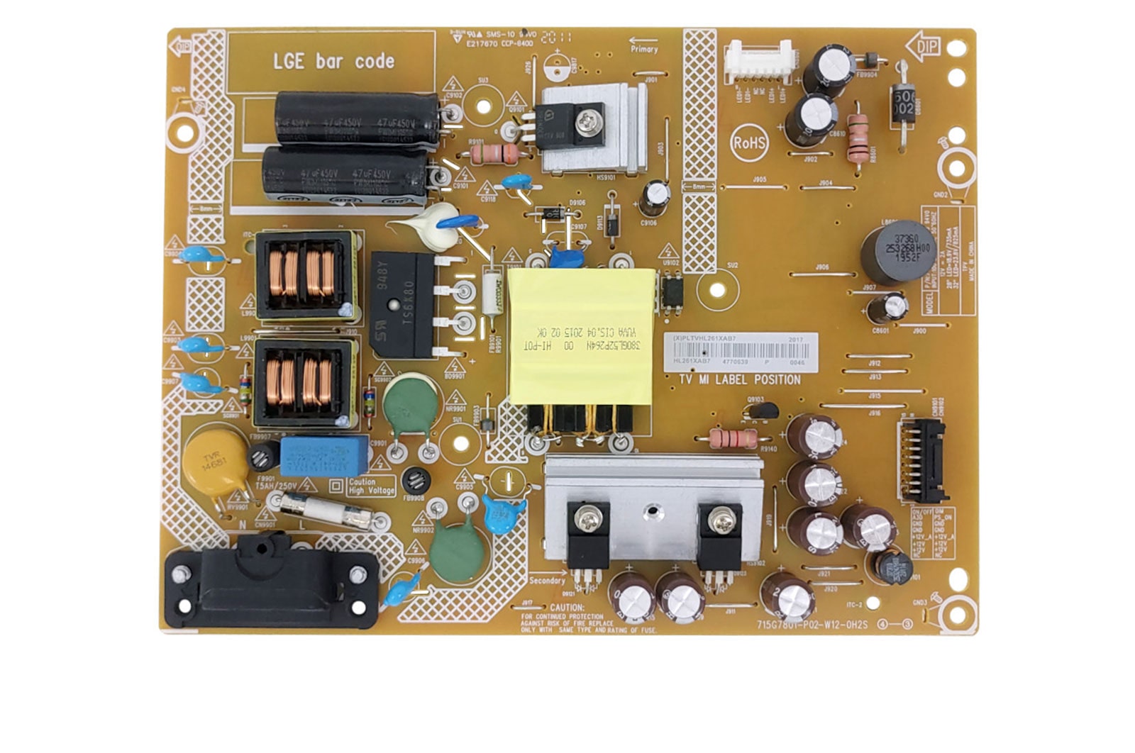 LG Placa da fonte TV LG 32LV300C - COV34633101, COV34633101