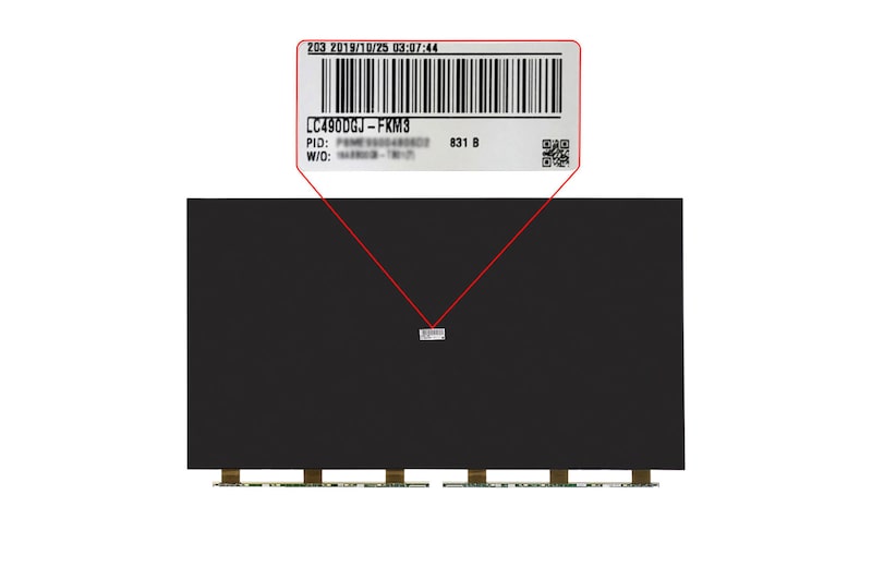 LG Tela de cristal líquido (BA) TV LG 49UJ6565, 49UJ6525 - EAJ64609401, EAJ64609401