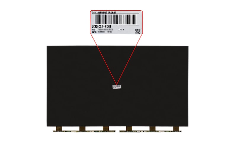 LG Tela de cristal líquido (BA) TV LG 43UJ6500, 43UJ6525, 43UJ6565 - EAJ64667701, EAJ64667701