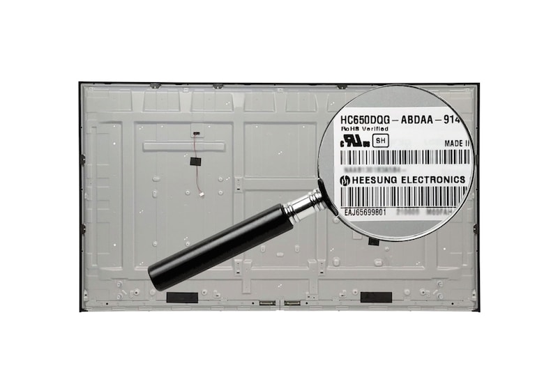 LG Tela de cristal líquido (Módulo) TV LG 65NANO75SPA, 65NANO75SQA - EAJ65699801, EAJ65699801