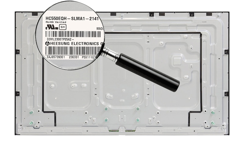 LG Tela de cristal líquido (Módulo) TV LG 55NANO85SPA - EAJ65739301, EAJ65739301