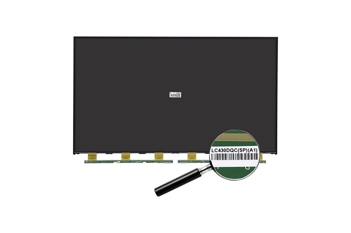 LG Tela de cristal líquido (BA) TV LG 43UQ7500PSF - EAJ65753710, EAJ65753710
