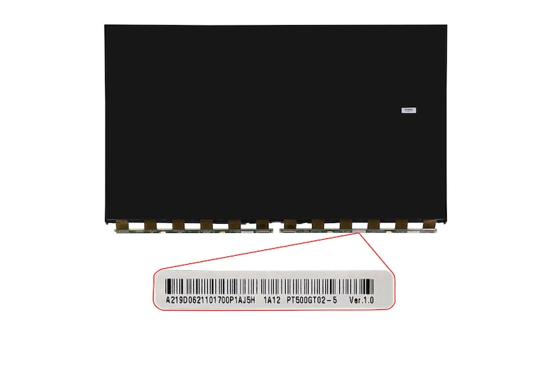 LG Tela de cristal líquido (BA) TV LG 50NANO75SPA, 50NANO75SQA - EAJ65753801, EAJ65753801