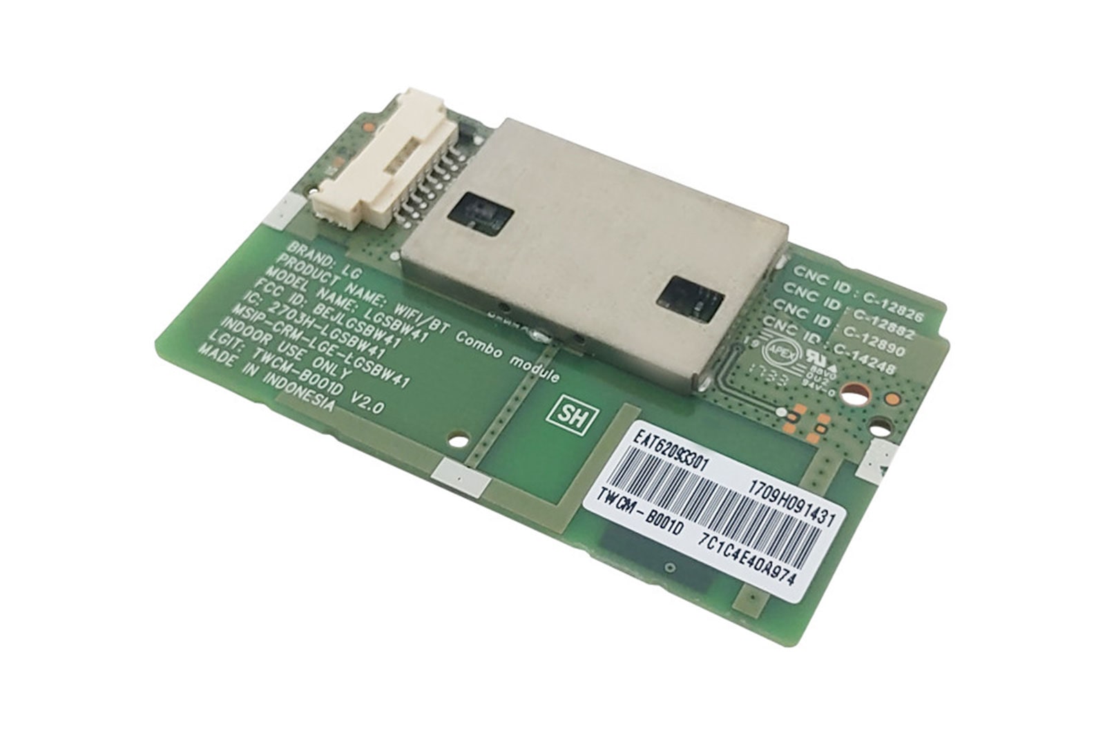 LG Módulo Wi Fi Bluetooth LG 50PB690B - EAT62093301, EAT62093301