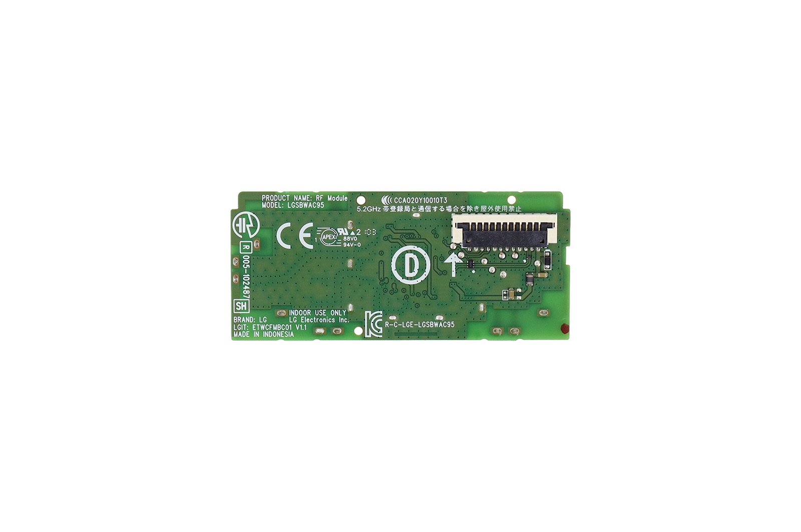 LG Modulo WI-FI e Bluetooth TV LG 82UP8050PSB - EAT65167003, EAT65167003