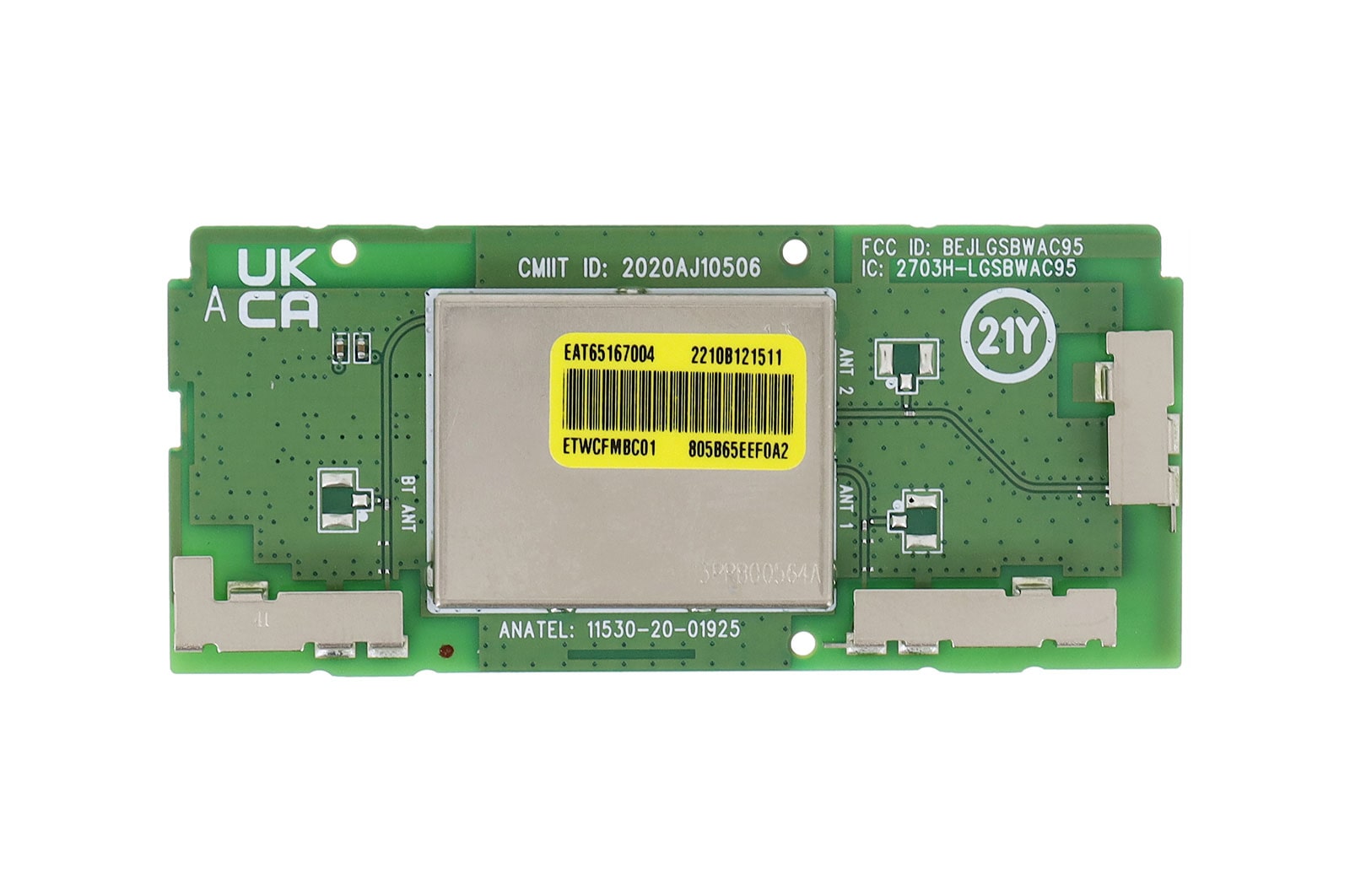 LG Placa Wi-Fi LGSBWAC95 TV LG 82UP8050PSB, 65NANO85SPA, OLED55C1PSA - EAT65167004, EAT65167004