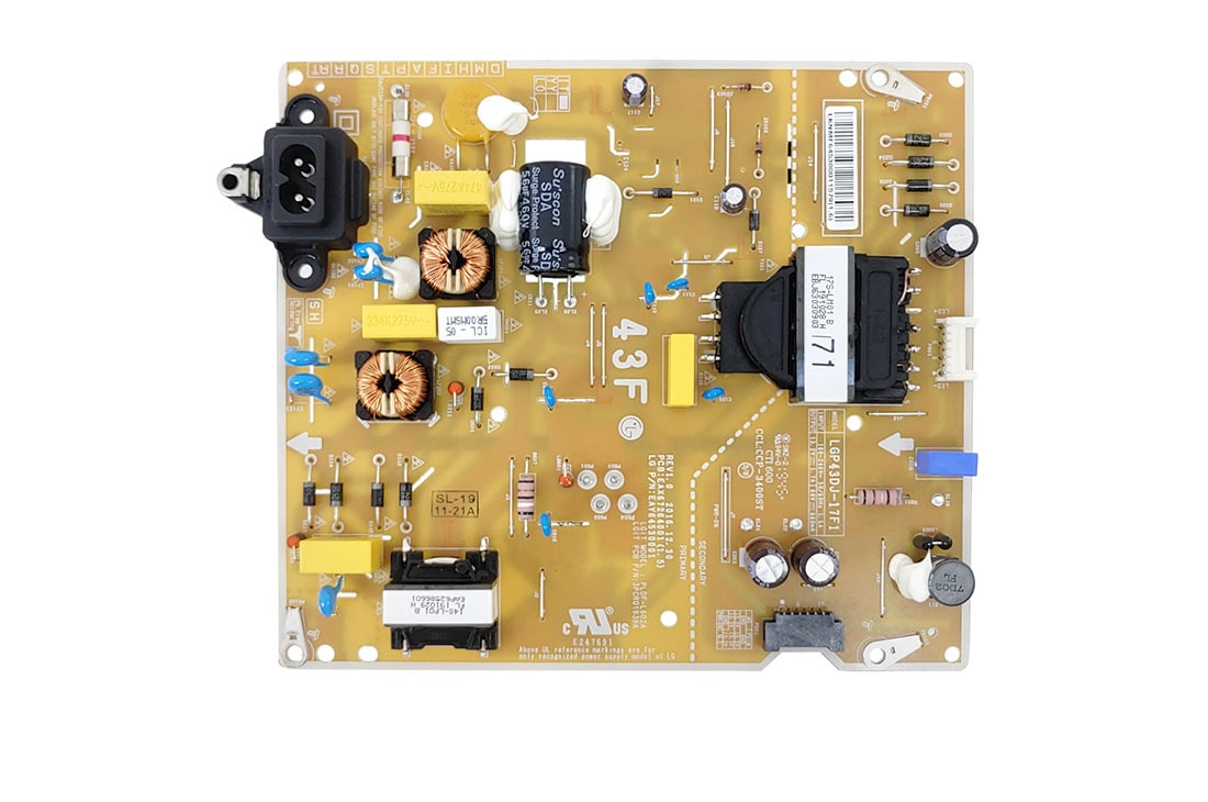 LG Placa fonte LGP43DJ-17F1 TV LG 43LJ5500, 43LK5700PSC, 43LK571C - EAY64530001, EAY64530001
