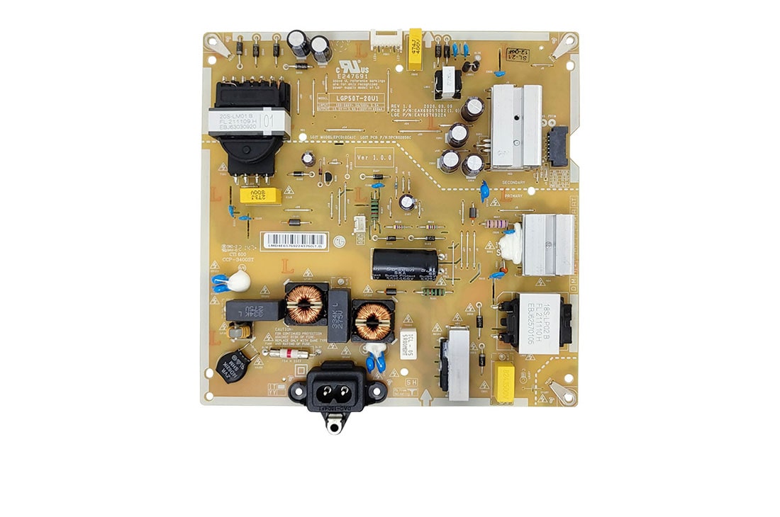 LG Placa da fonte TV LG 50UN7310PSC, 50UP751C0SF, 50UP7550PSF - EAY65769224, EAY65769224