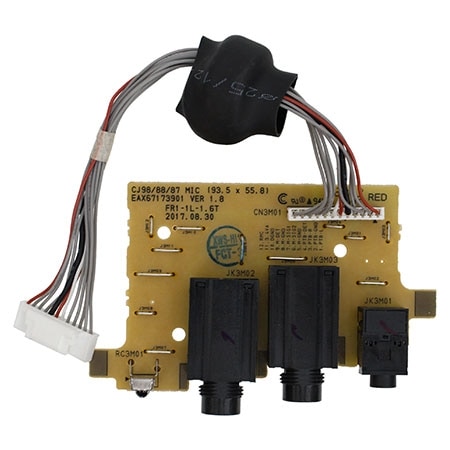 Placa de conexão microfone Mini System LG CJ87-AB, CJ88-AB, CJ98-AB - EBR83653402 - EBR83653402 | LG BR
