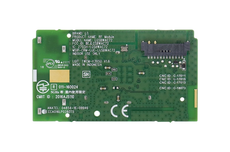 LG Placa modulo WI-FI e Bluetooth LG 43UJ6300 - EBR84207401, EBR84207401