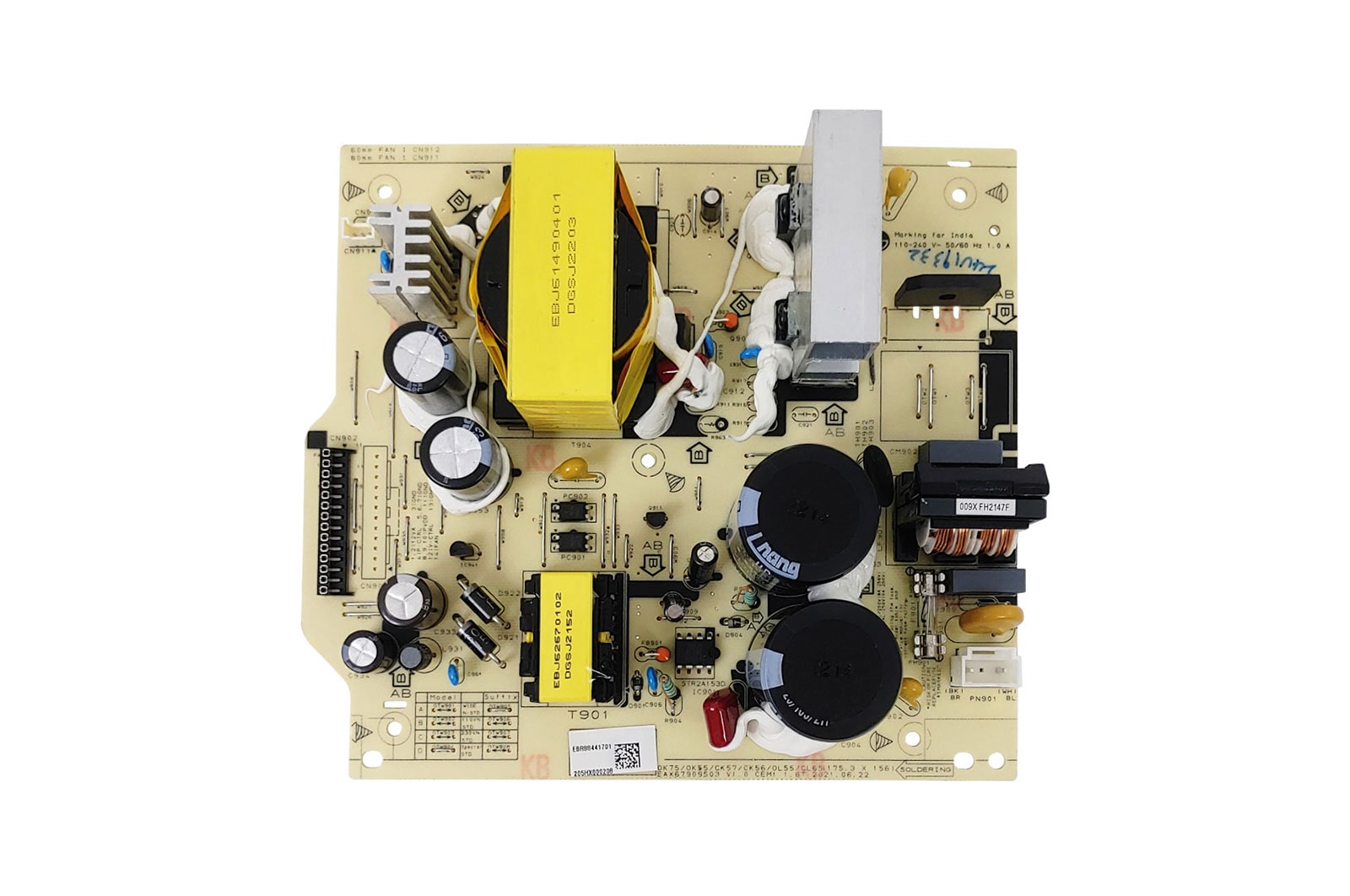 Vista frontal de Placa fonte Mini System LG CL65 - EBR88441701 EBR88441701