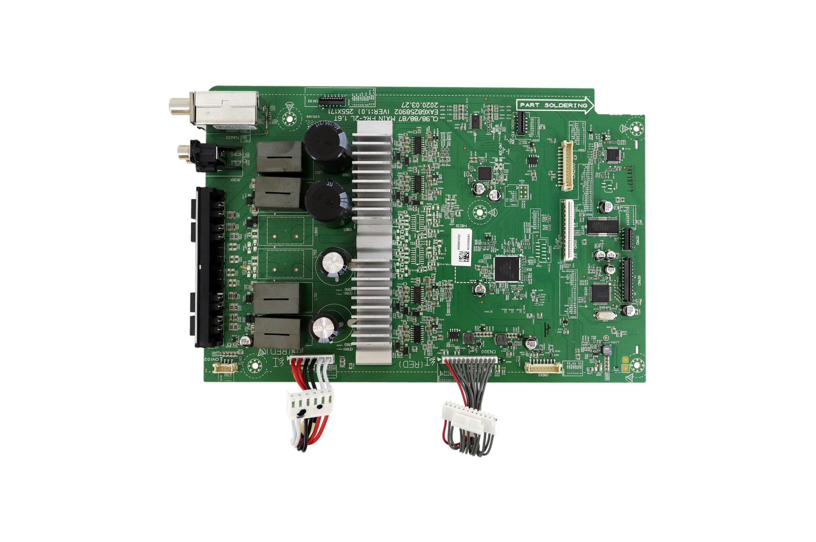 Vista frontal de Placa Principal Mini System LG - EBR88920706 EBR88920706