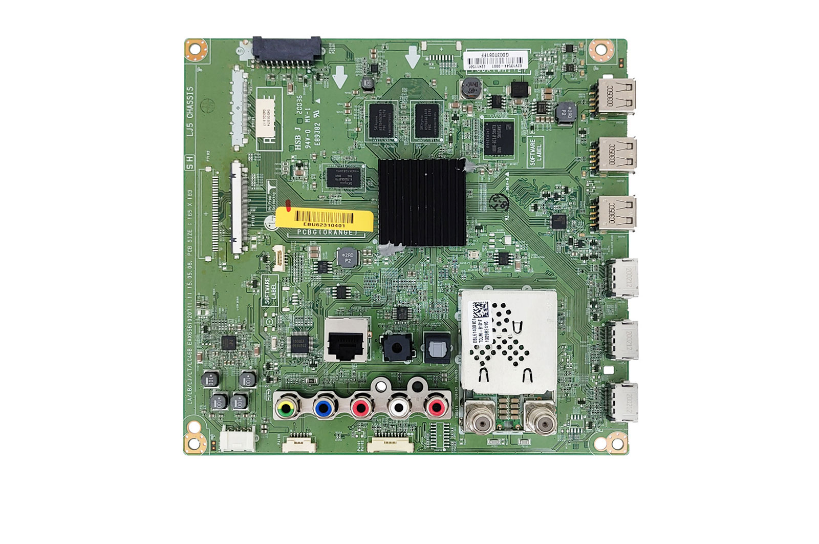 Vista frontal de Placa principal TV LG 42LB5800 - EBU62310401 EBU62310401