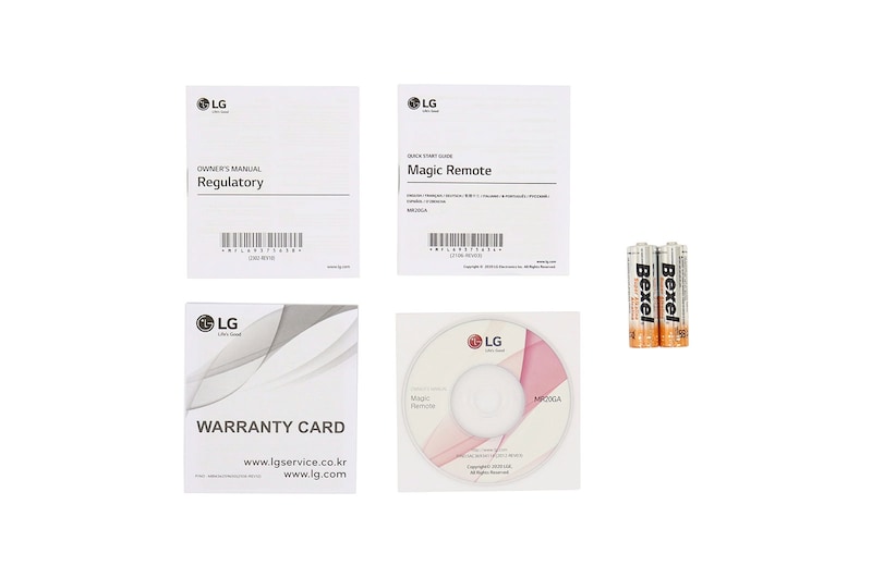 LG Controle Remoto Magic MR20GA TV LG  50UN7310PSC,  65NANO86UNA, 55NANO90UNA - EBX64329206, EBX64329206