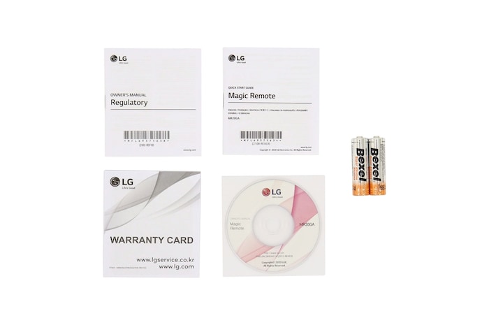 LG Controle Remoto Magic MR20GA TV LG  50UN7310PSC,  65NANO86UNA, 55NANO90UNA - EBX64329206, EBX64329206