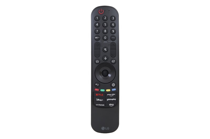 Vista frontal de Controle Smart Magic MR24GA TV LG - MR24GN MR24GN