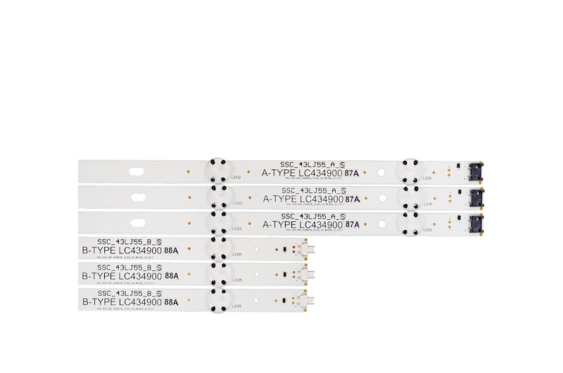 LG Kit régua de LED TV LG 43LJ5500, 43LJ5550, 43UJ6300 - AGF78860201, AGF78860201