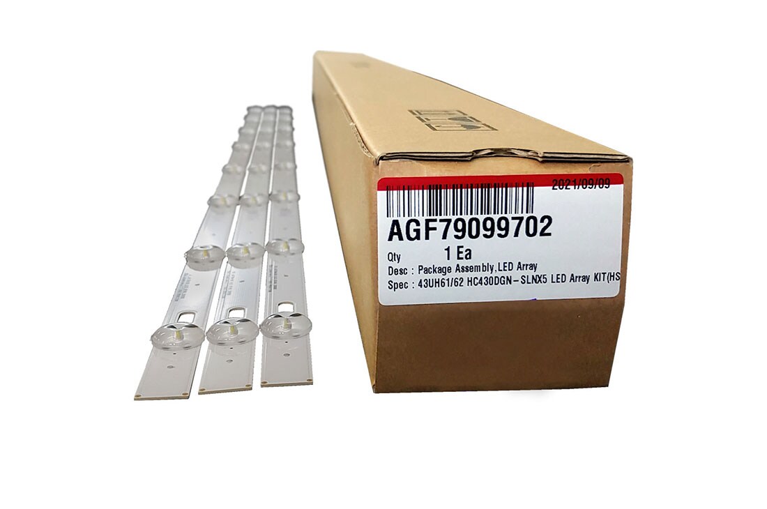LG Kit régua de LED TV LG 43UF6400, 43UH6000, 43UH6100 - AGF79099702, AGF79099702