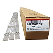 Vista frontal de Kit régua de LED TV LG 43UF6400, 43UH6000, 43UH6100 - AGF79099702 AGF79099702