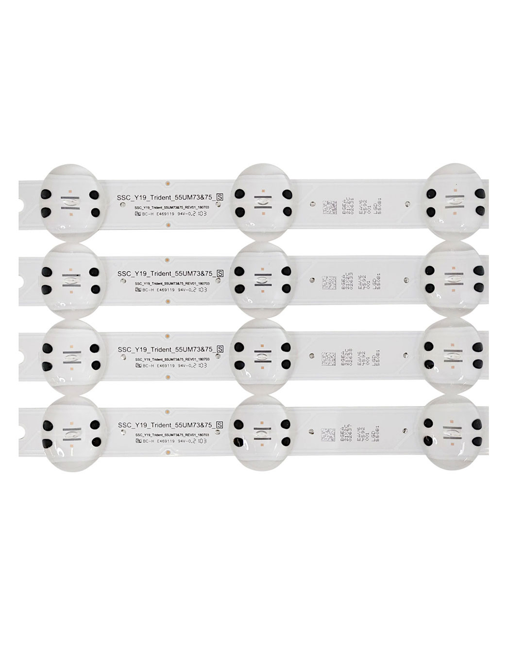 Kit régua de LED TV LG 55UM7650PSB, 55UM7470PSA, 55UM7520PSB