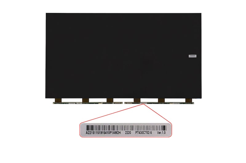 LG Tela de cristal líquido (BA) TV LG 43LM6300PSB, 43LM6370PLA, 43LM6370PVA - EAJ65664602, EAJ65664602