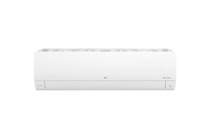 Vista frontal do Ar-condicionado LG AI Dual Inverter Voice S3-Q18KL33B 18.000 BTU Frio 220V S3-Q18KL33B