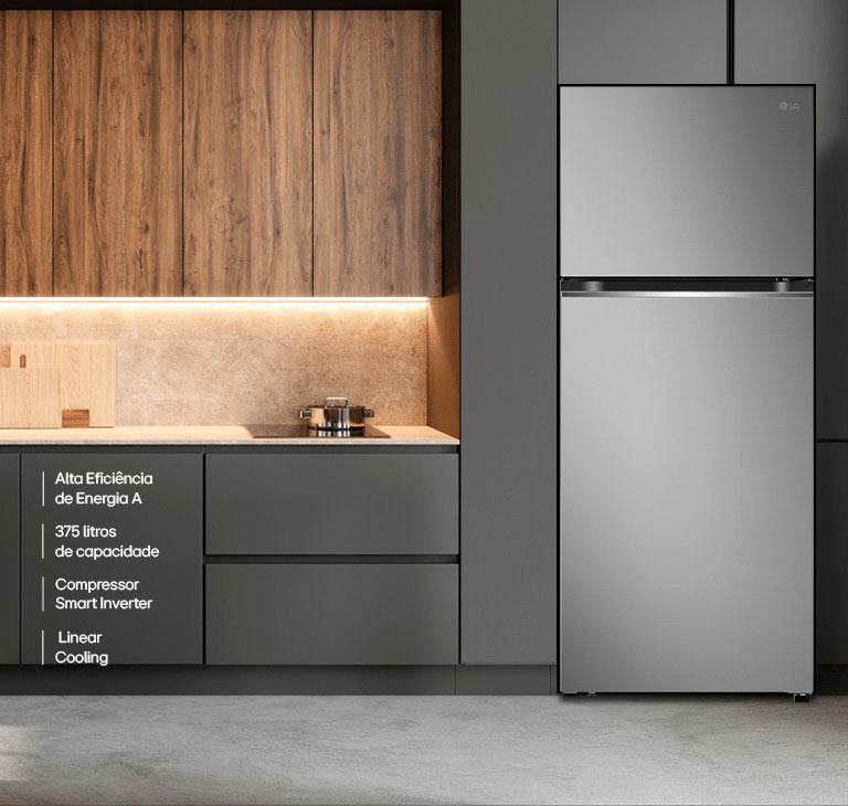 Nova Geladeira Duplex LG 