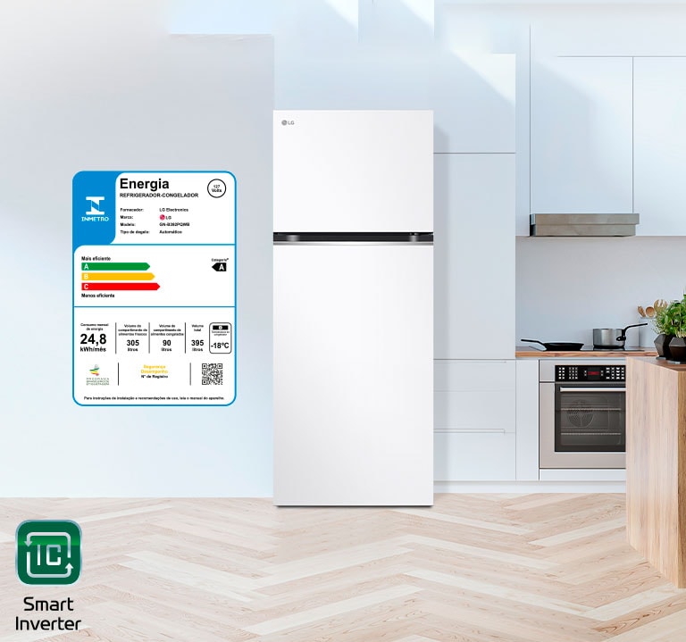 Nova Geladeira Duplex LG 