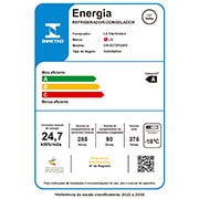 LG Geladeira LG Frost Free Inverter 375L Duplex Cor Branca, GN-B372PQWB