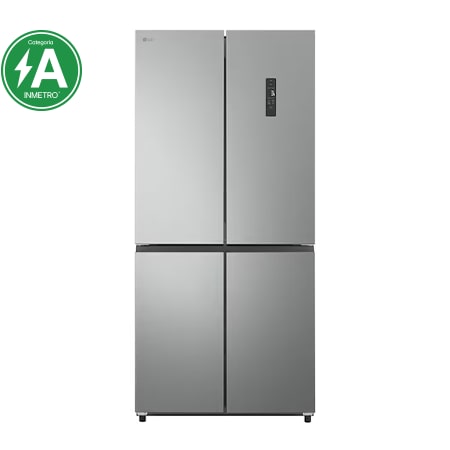 Geladeira LG Frost Free Inverter 502L Multidoor Inox Look GC-B48FPLA1