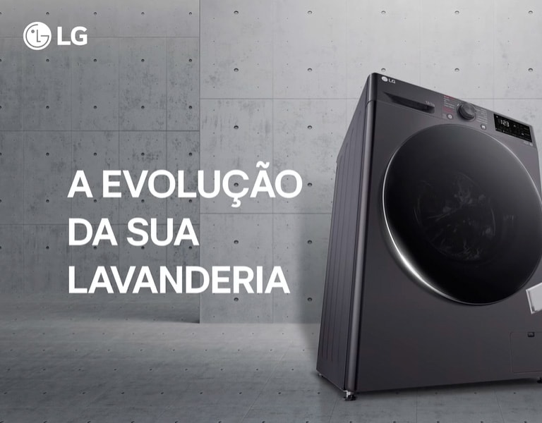 Chega de estender roupa no varal! Use a Lava e Seca LG