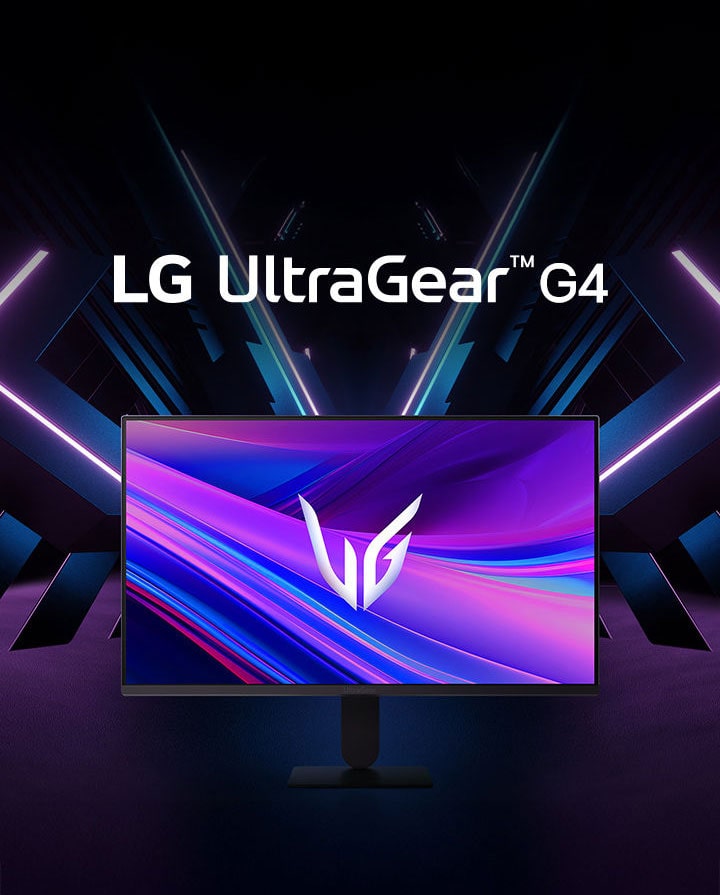Imagem frontal do monitor gamer UltraGear™ 24g411a.