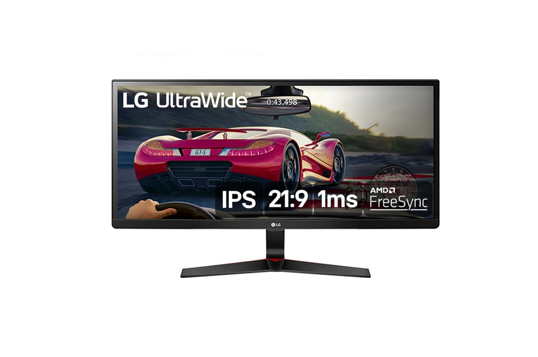 LG Monitor LG Pro Gamer Ultrawide 29'' IPS Full HD 2560x1080 75Hz 1ms (MBR) HDMI USB AMD FreeSync 29UM69G-B, 29UM69G-B