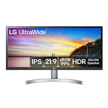 Monitor LG UltraWide 29'' Full HD - 29WK600-W | LG Brasil