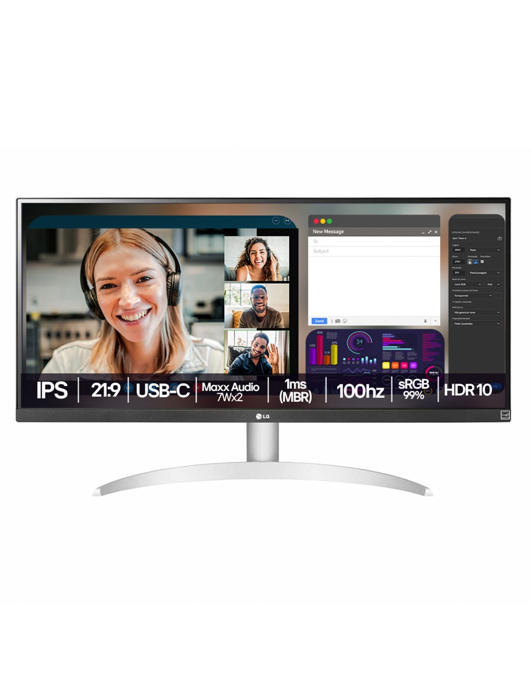 LG Ultra Wide モニター 29WQ500-B 29インチ Monitor LG 29