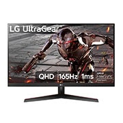 LG Monitor Gamer LG UltraGear 31,5'' QHD 2560x1440 165Hz 1ms (MBR) HDR10 HDMI AMD FreeSync 32GN600-B, 32GN600-B