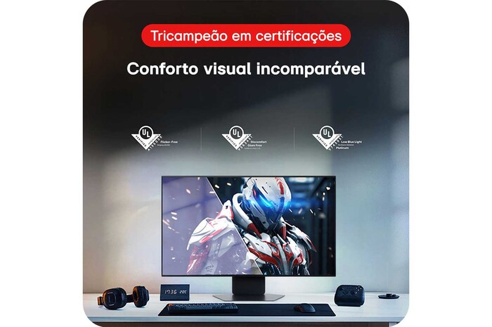 vista superior com giro para a esquerda