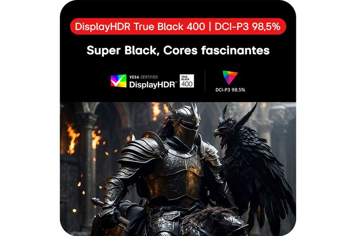 vista lateral direita com ajuste de inclinação