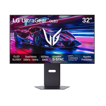 Combo Monitor LG UltraGear™ OLED 32GX850A GX8 4K UHD de 32” +