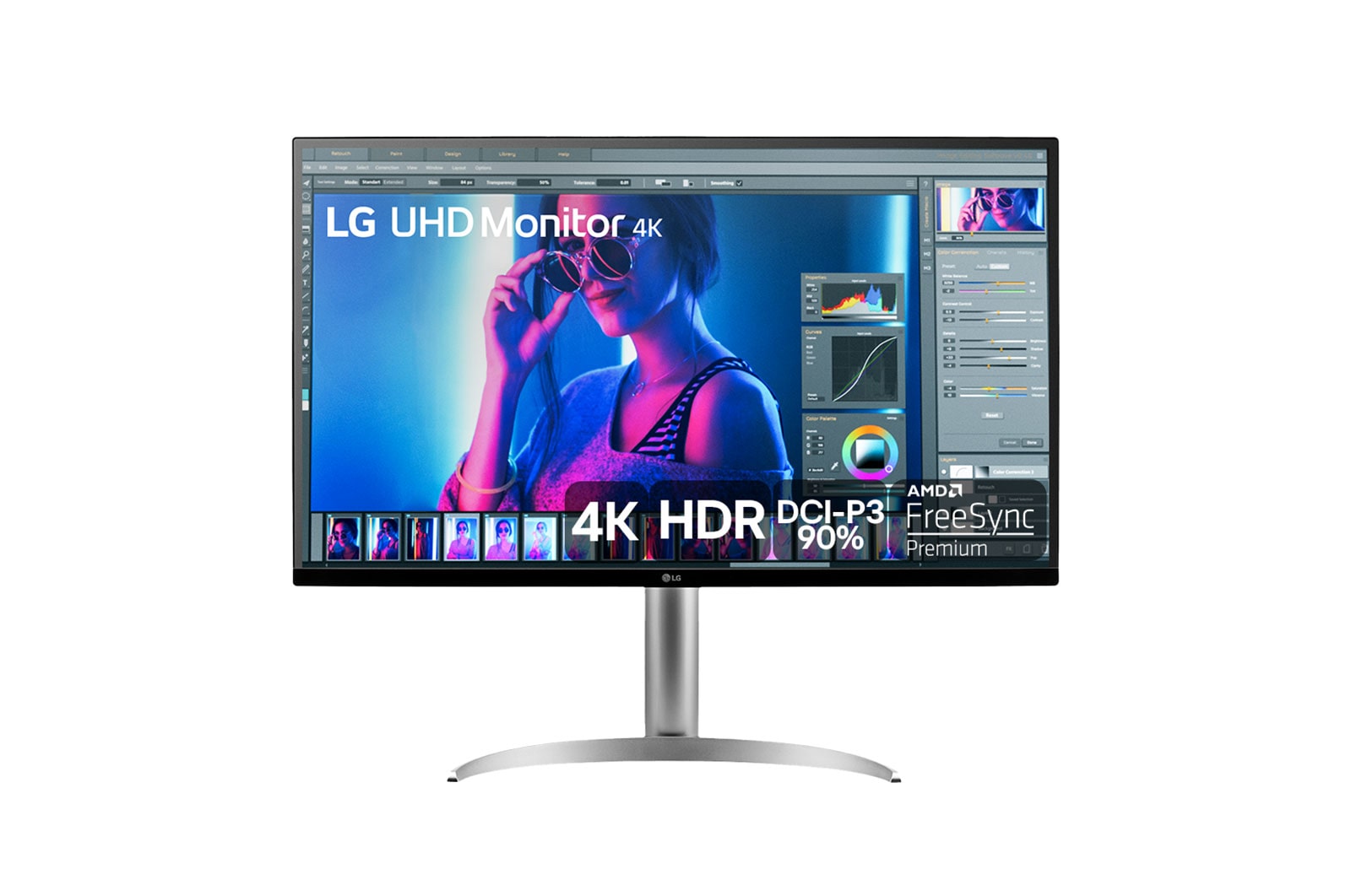LGモニター ディスプレイ 32UQ750-W 31.5インチ/4K/144Hz 31.5'' UHD 4K HDR Monitor | LG Levant