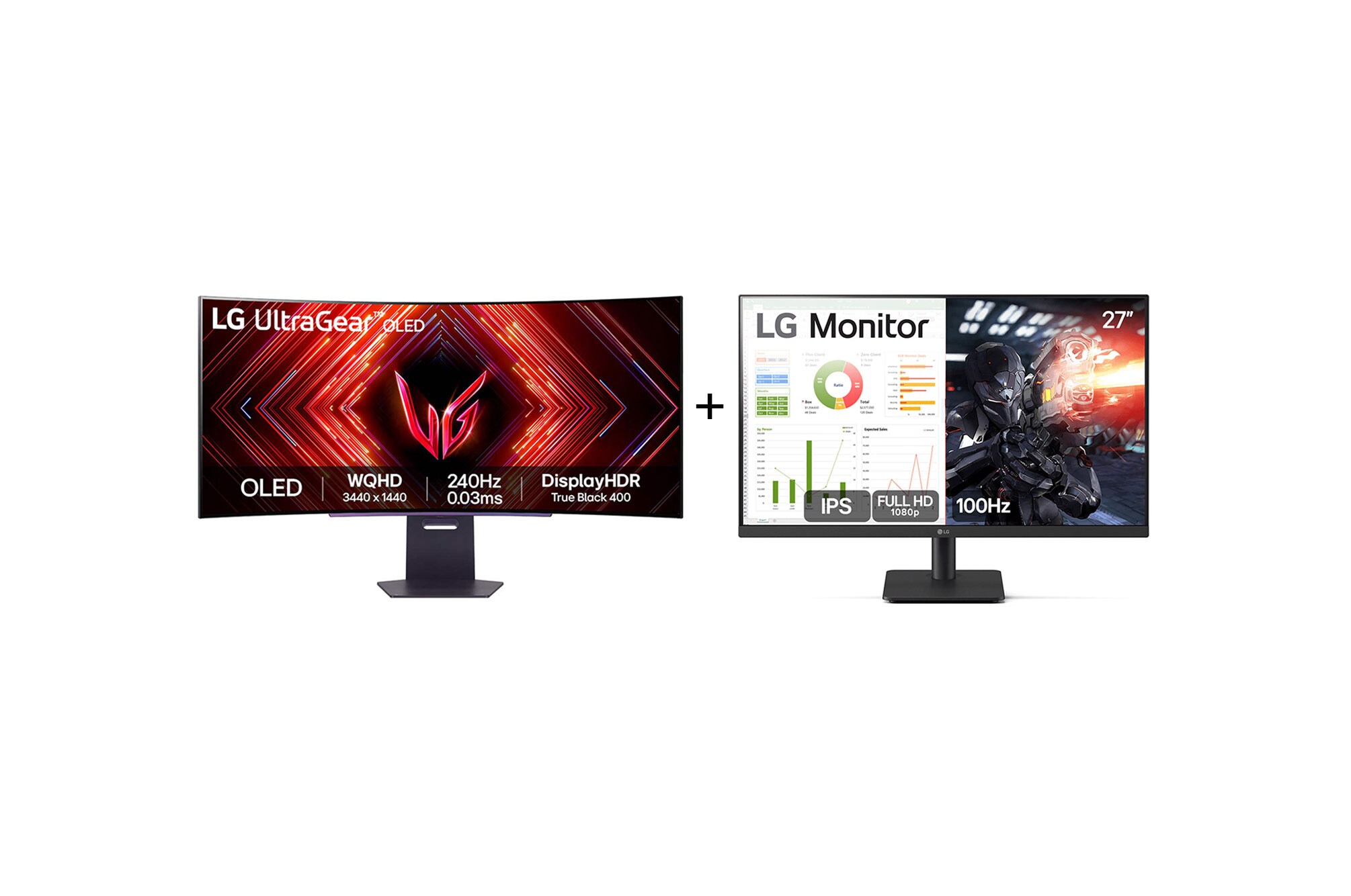 Monitor Gamer LG UltraGear OLED Curvo – Tela OLED 45” + Monitor PC