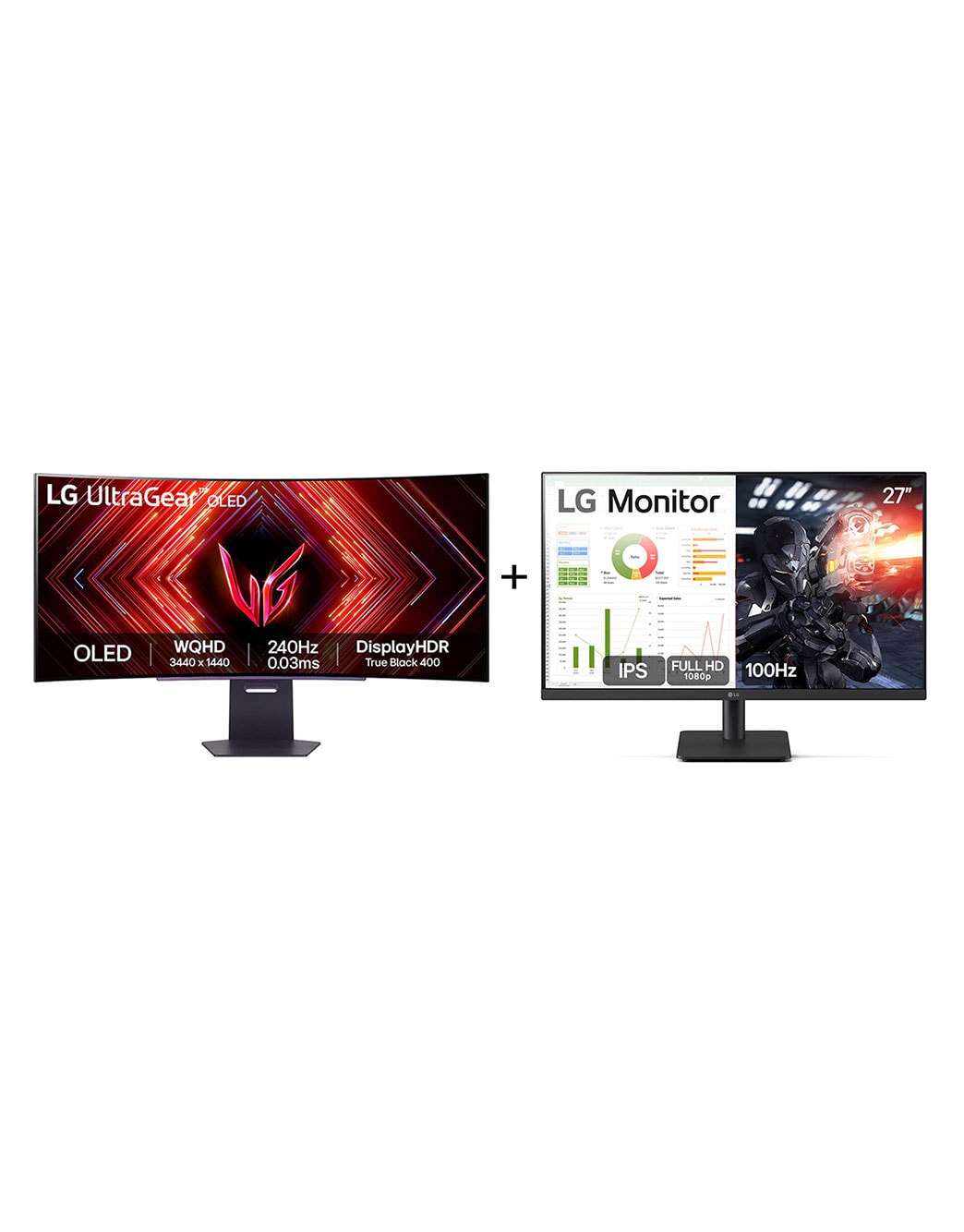 Monitor Gamer LG UltraGear OLED Curvo – Tela OLED 45” + Monitor PC